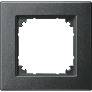 MERTEN M-PLAN ANTHRACITE 1-GANG FRAME