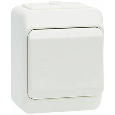 NORDIC 1-GANG 2-WAY SWITCH IP44 WHITE