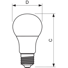 PHILIPS E27 8W 2700K A60 806LM ND LED BULB