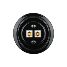 FND AUDIO VEGGUTTAK SORT PORSELEN