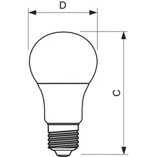 PHILIPS E27 8.5W 2700K A60 806LM DIM LED