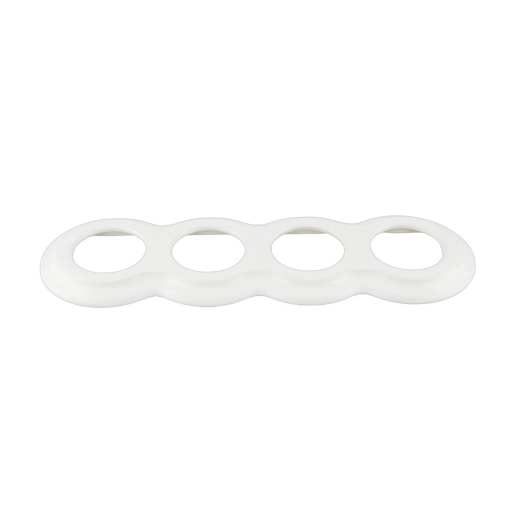 FND 4-HULL RAMME HVIT PORSELEN TYPE 2