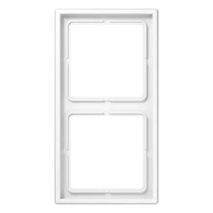 JUNG LS WHITE 2-GANG COVER FRAME