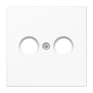 JUNG LS WHITE TV-R CENTER PLATE FOR ANTENNA OUTLET