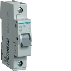 HAGER 1P C16 MINIATURE CIRCUIT BREAKER