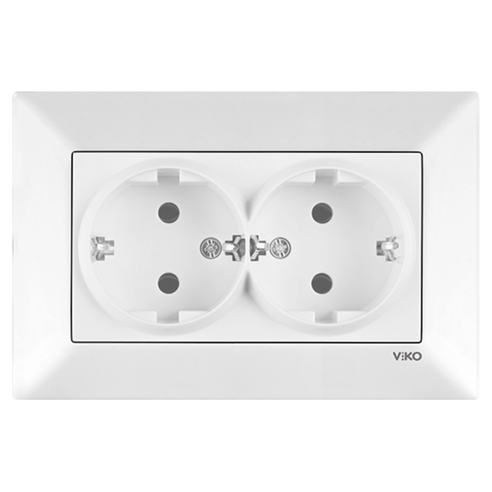 MERIDIAN DOUBLE SOCKET OUTLET