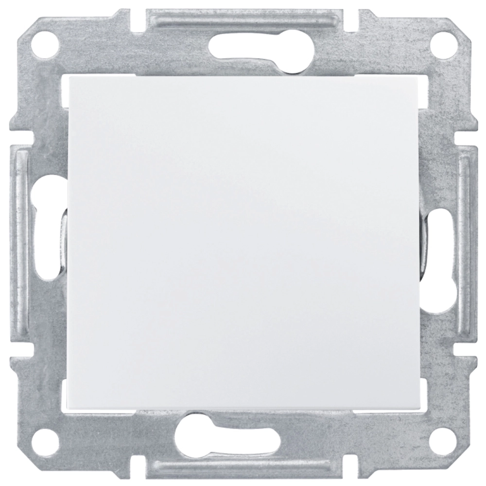 SEDNA - 1POLE 2WAY SWITCH - 10AX WITHOUT FRAME WHITE