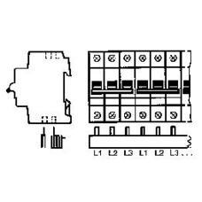 ABB 3P 60M 63A 10MM² BUSBAR