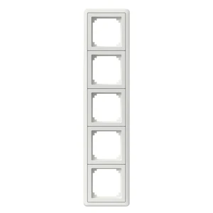 EXXACT COMBI 5-GANG FRAME WHITE