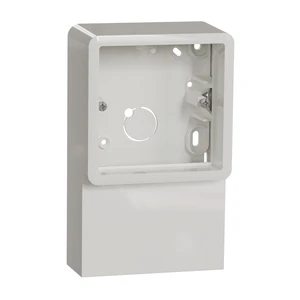 EXXACT SKIRTING BOX FOR DIAGONAL DOUBLE SOCKET-OUTLET WHITE (DELIVERY 1-3 WEEKS)